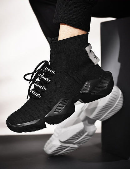 Chaussettes Chaussures Daddy Chaussures de sport Hommes Grande taille Chaussures tendance Chaussures décontractées
