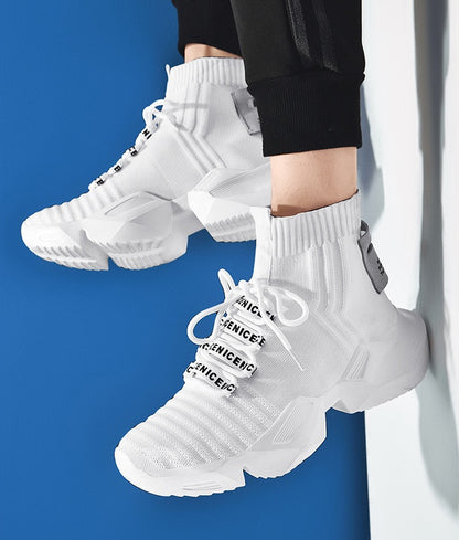 Chaussettes Chaussures Daddy Chaussures de sport Hommes Grande taille Chaussures tendance Chaussures décontractées