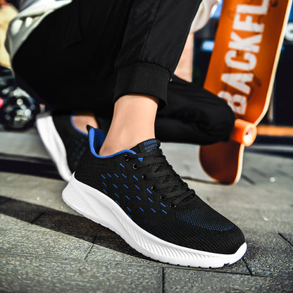 Sports Flying Woven Cold Sticky Ultraleichte Freizeit-Laufschuhe