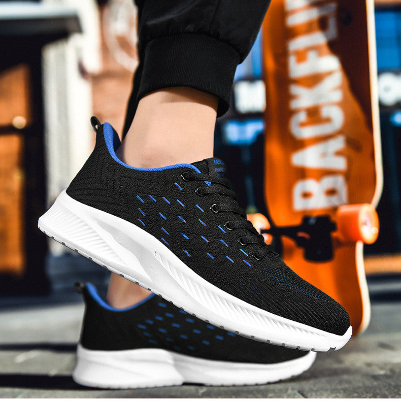 Sports Flying Woven Cold Sticky Ultraleichte Freizeit-Laufschuhe