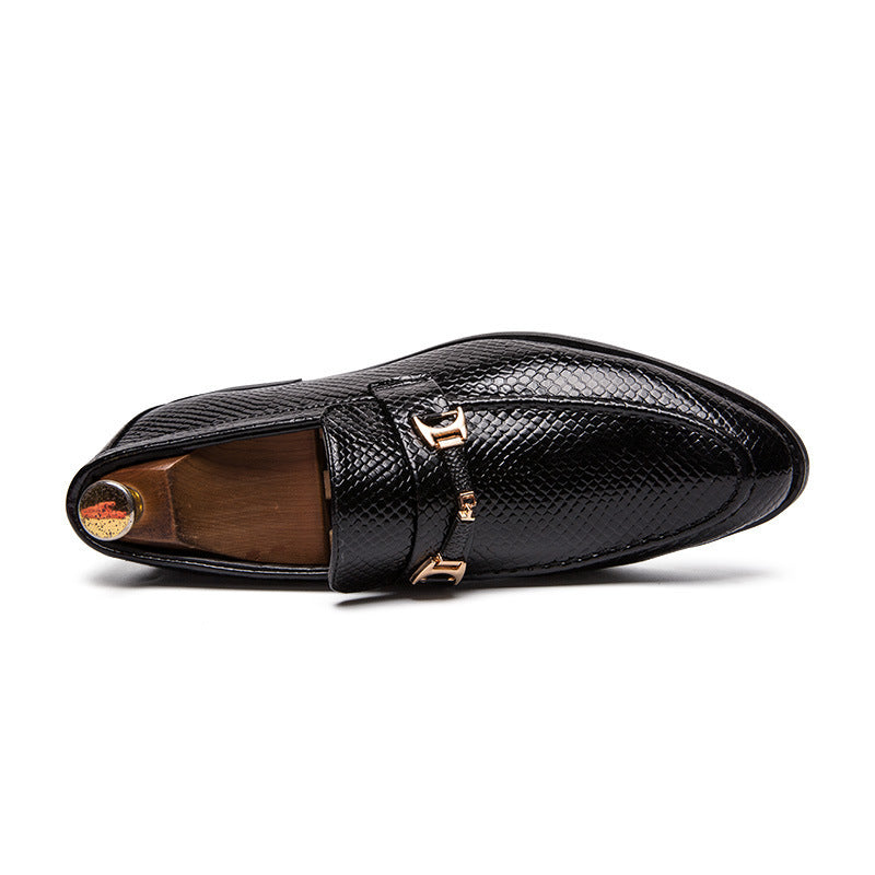 Chaussures pour hommes, chaussures en cuir pour coiffeurs rouges, chaussures de mariage pour hommes