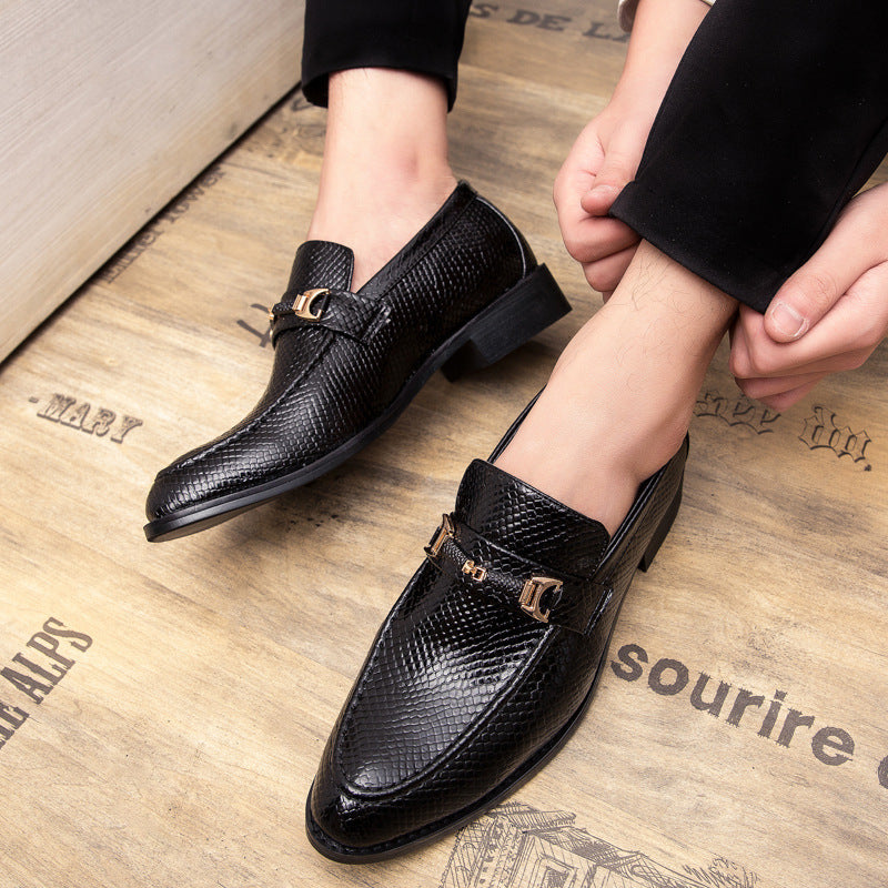 Chaussures pour hommes, chaussures en cuir pour coiffeurs rouges, chaussures de mariage pour hommes