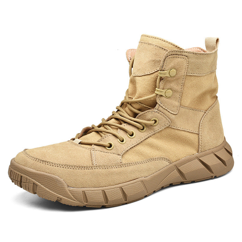 Ultraleichte Herren-Armeestiefel, Militärschuhe, Kampfstiefel, taktische Stiefeletten für Herren, Wüsten-Dschungelstiefel, Outdoor-Schuhe