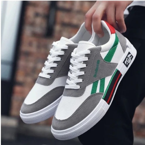 Slip-Schuhe Atmungsaktive Sport-Einzelschuhe Herrenmode-Schuhe Canvas-Schuhe