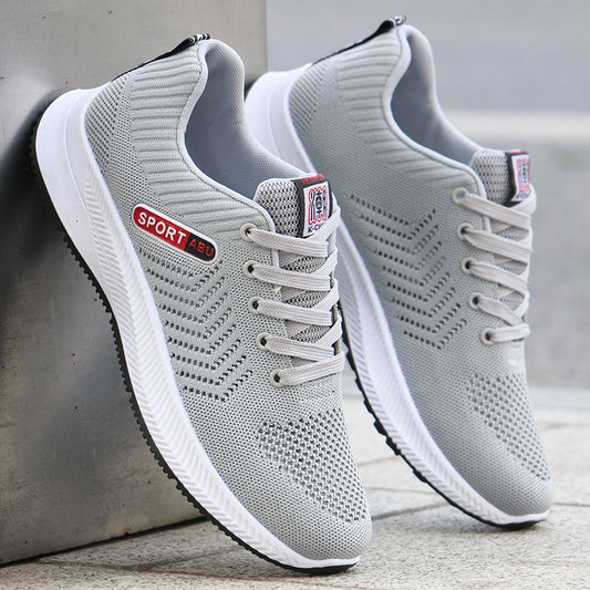 Breathable Mesh Shoes Casual Sports Shoes Deodorant Tide Shoes Non-Slip Running Shoes Work Shoes Men - ARCHSHOPE