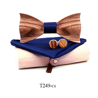 Zebra wood wooden bow tie - ARCHSHOPE