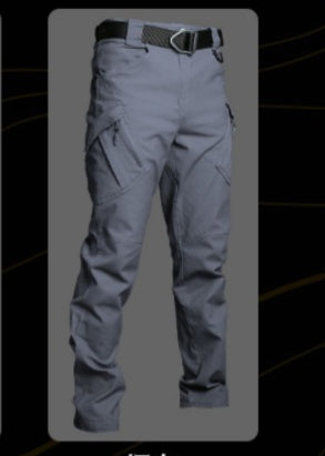 Pantalon tactique IX7 printemps et automne pour hommes, auto-culture, 9 pantalons de fan de l'armée des forces spéciales, salopette d'extérieur, pantalon d'entraînement droit multi-poches