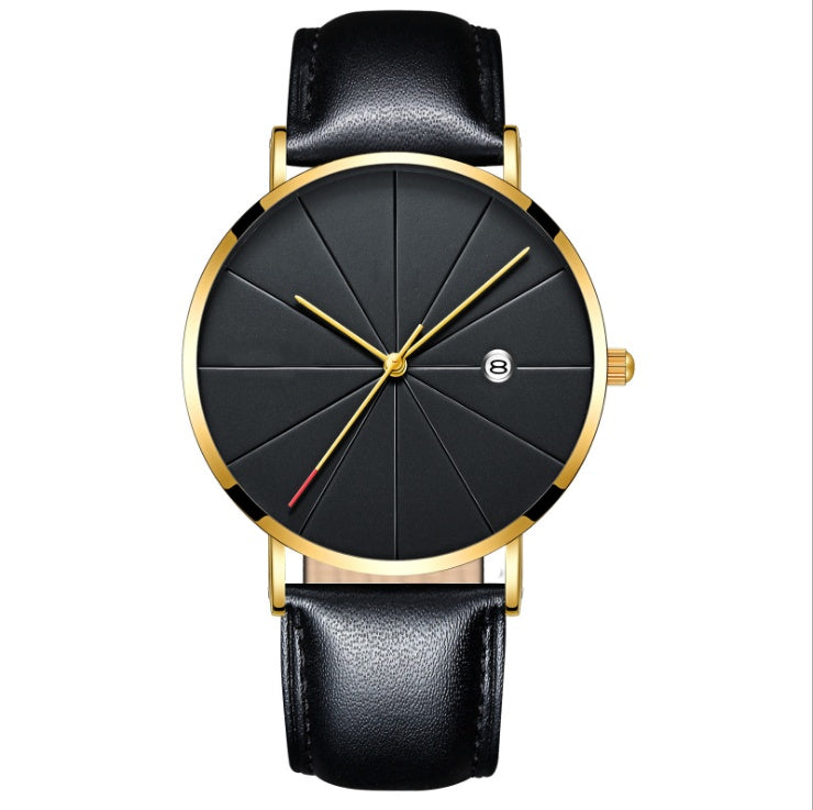 Simple calendar watch male creative waterproof quartz watch - ARCHSHOPE