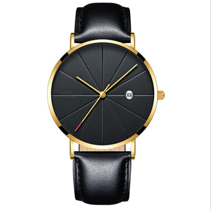 Simple calendar watch male creative waterproof quartz watch - ARCHSHOPE