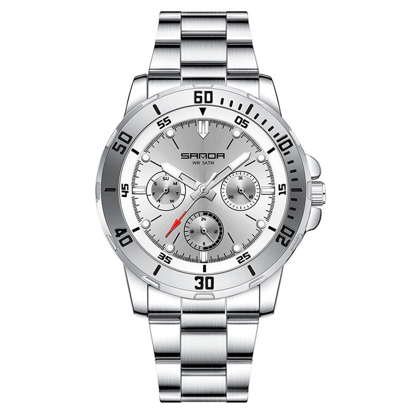 Multifunctional Waterproof Quartz Watch For Men - ARCHSHOPE