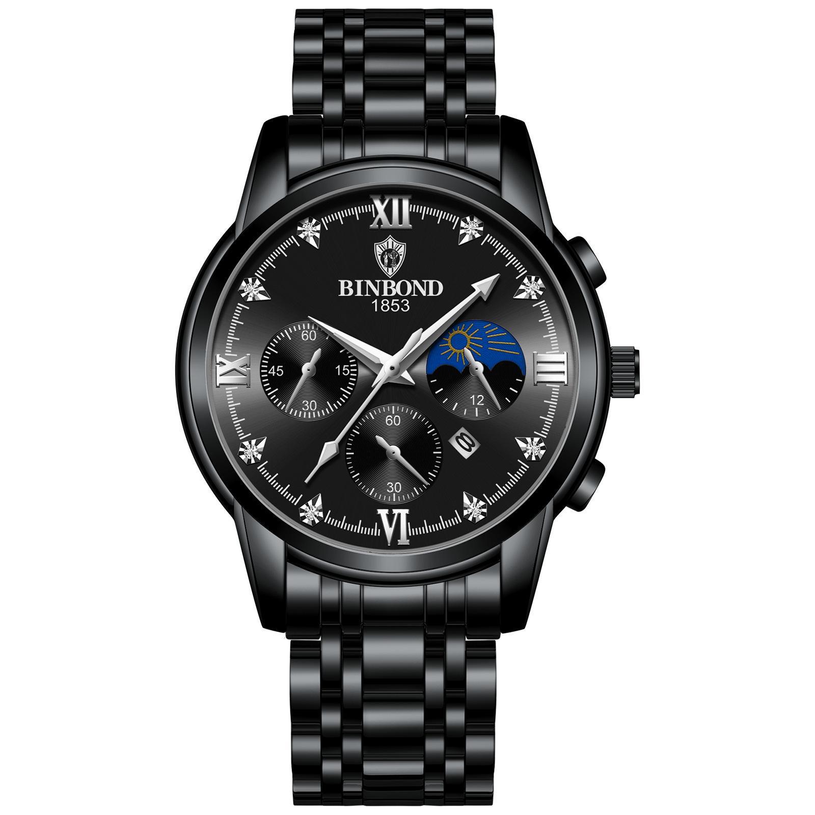 Waterproof Luminous Calendar Men's Fashion Genuine Leather Watch - ARCHSHOPE