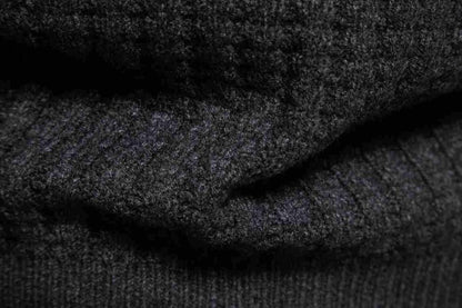 Herbst Herren Strickwaren Einfarbig Rundhals Mode Pullover