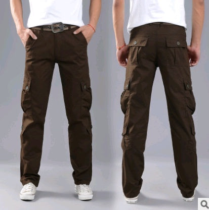 Herren Multi-Pocket-Overalls Militärhosen Freizeithosen Sport Outdoor Herrenbekleidung