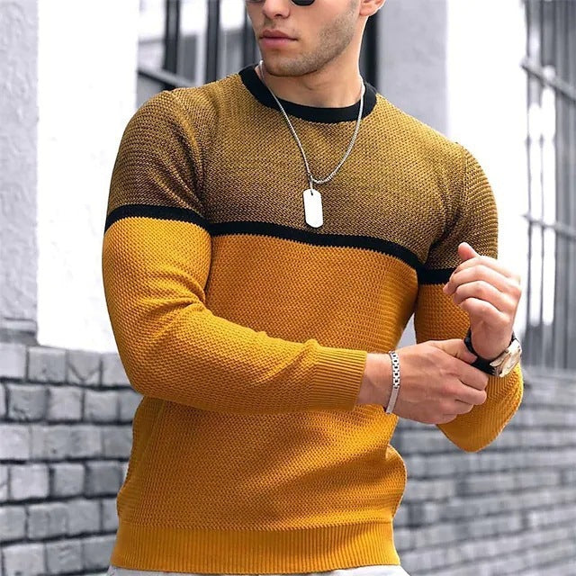 Nouveau t-shirt col rond pour homme, décontracté et tendance, taille L