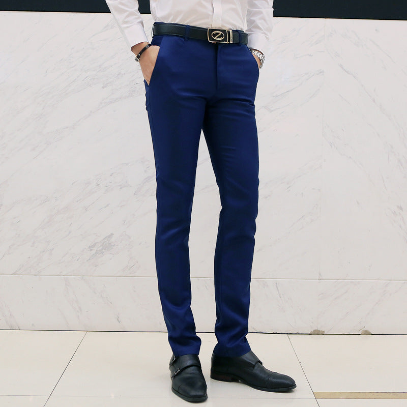Casual business hosen männer Koreanische slim-fit casual hosen