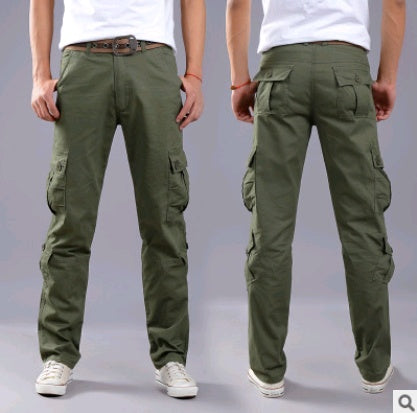 Herren Multi-Pocket-Overalls Militärhosen Freizeithosen Sport Outdoor Herrenbekleidung