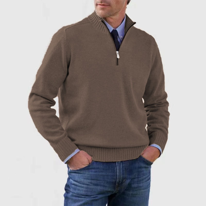 Men's Plus Size Knitwear Zipper - ARCHSHOPE