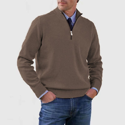 Men's Plus Size Knitwear Zipper - ARCHSHOPE