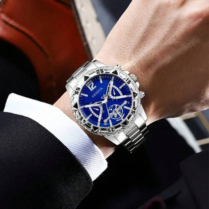 Men's Authentic Volkswagen Fully Automatic Mechanical Watch With Steel Strap - ARCHSHOPE