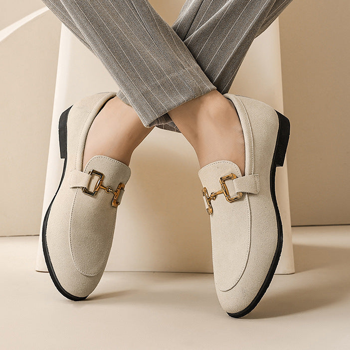 Fashion Personality Suede Leather Shoes Men - ARCHSHOPE