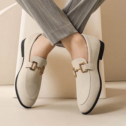 Fashion Personality Suede Leather Shoes Men - ARCHSHOPE