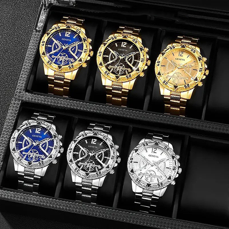 Men's Authentic Volkswagen Fully Automatic Mechanical Watch With Steel Strap - ARCHSHOPE