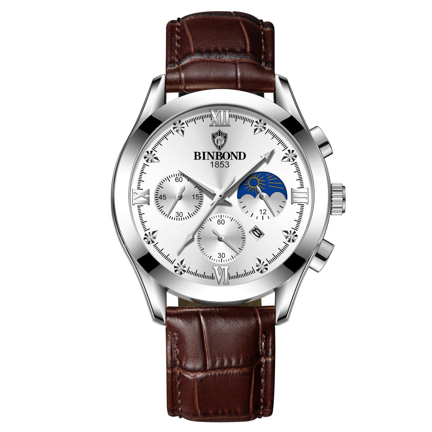 Waterproof Luminous Calendar Men's Fashion Genuine Leather Watch - ARCHSHOPE