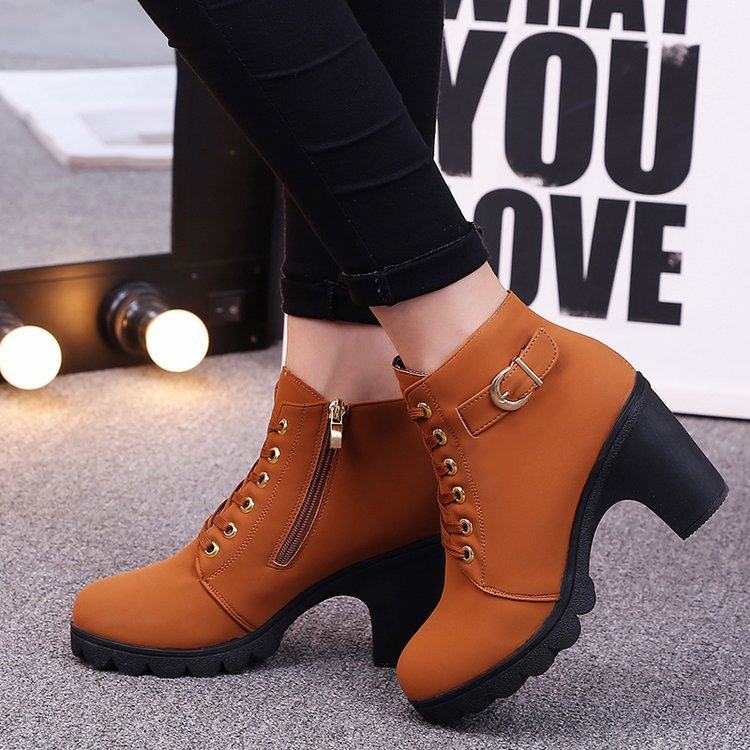 Cross strappy booties with Martin boots - ARCHSHOPE