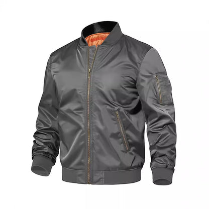 Herrenjacke Neue Frühling Herbst Männliche Baseballjacken Pilot Männer Outwear Mantel Reißverschluss Herrenuniform