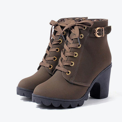 Cross strappy booties with Martin boots - ARCHSHOPE