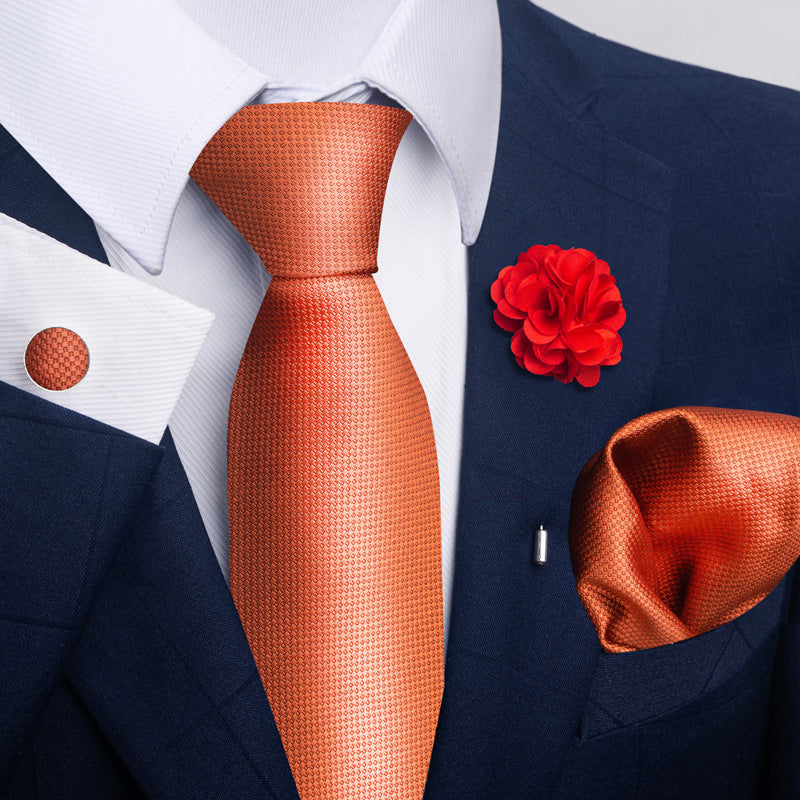Men's Tie Suit Pocket Square Combo 8 - ARCHSHOPE