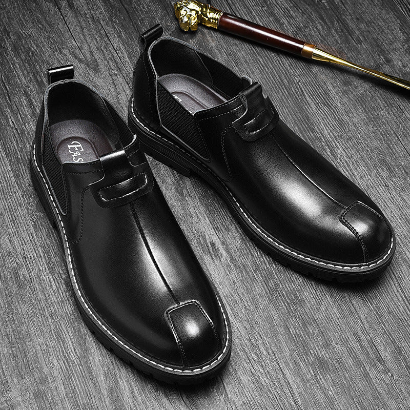 Lässige Lederschuhe Herren Halbschuhe