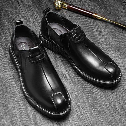Lässige Lederschuhe Herren Halbschuhe