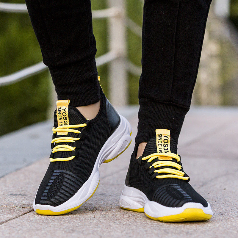 Männer Sneakers Schwarz Weiß Sportschuhe