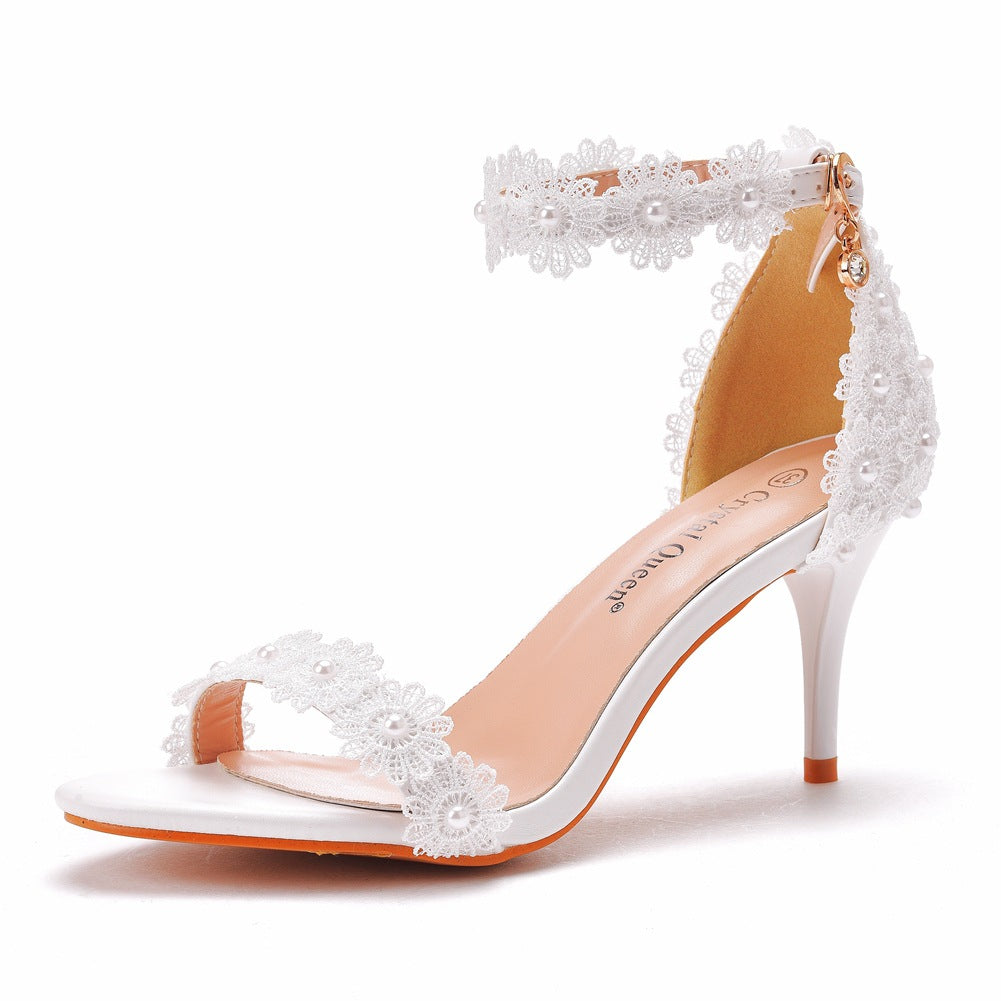 Rhinestone High Heel Shoes Women - ARCHSHOPE