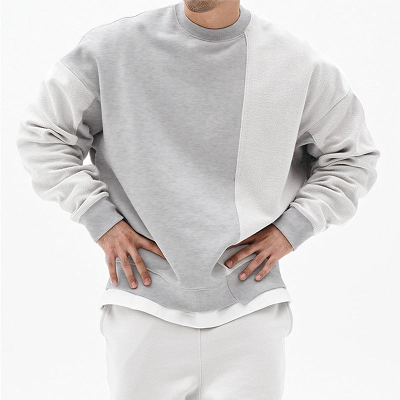 Pullover Round Neck Sweater Loose Men Clothes - ARCHSHOPE