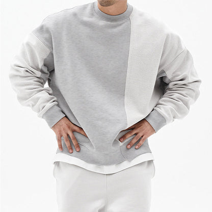 Pullover Round Neck Sweater Loose Men Clothes - ARCHSHOPE