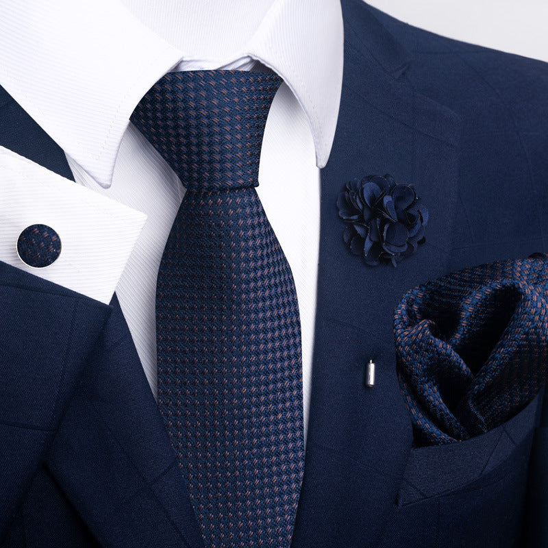 Men's Tie Suit Pocket Square Combo 8 - ARCHSHOPE