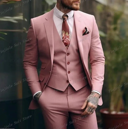 Costume trois pièces coupe slim grande taille