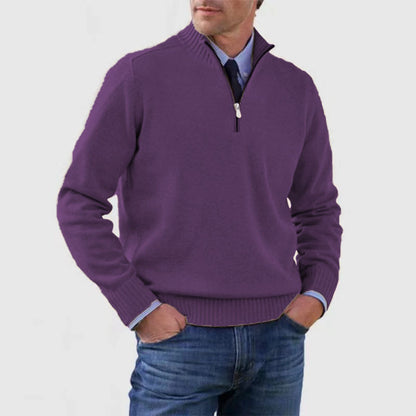 Men's Plus Size Knitwear Zipper - ARCHSHOPE
