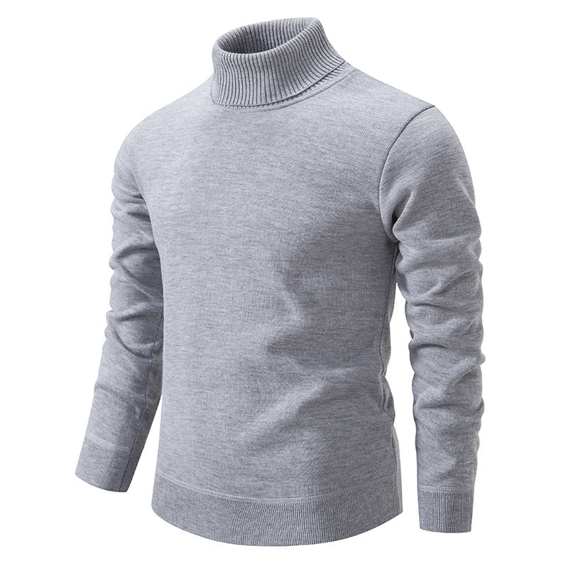 Autumn And Winter Velvet Thickening Sweater Knitwear Men's Turtleneck - ARCHSHOPE