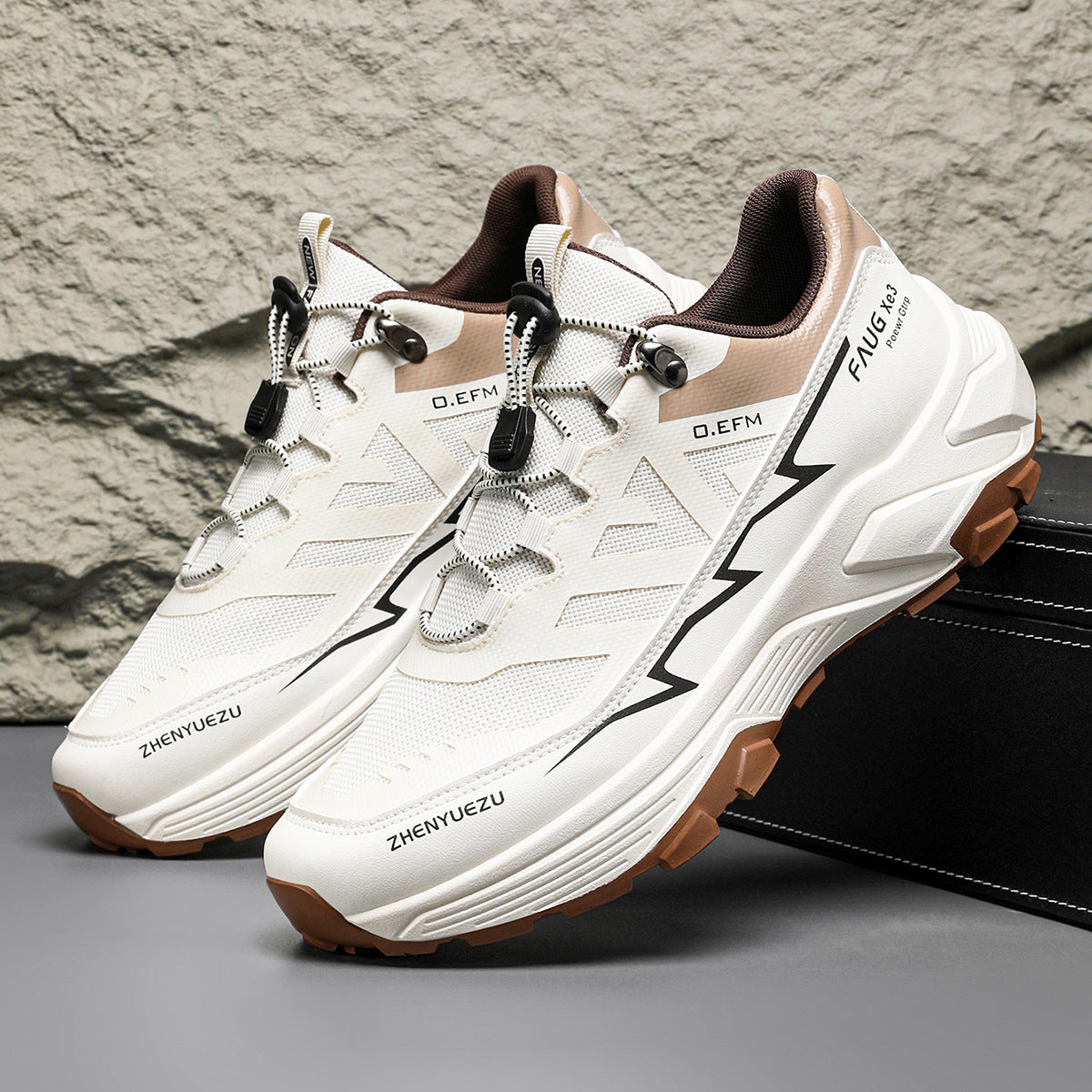 Men Colorblock Sneakers Outdoor Casual Mountaineering Hiking Running Sports Shoes - ARCHSHOPE