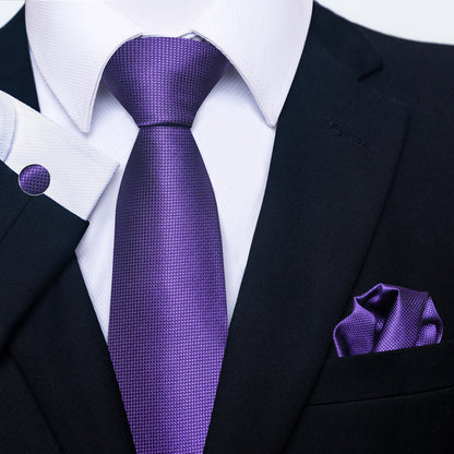 Men's Creative All-match Business Formal Wear Tie Scarf Cuff Buckle Set - ARCHSHOPE
