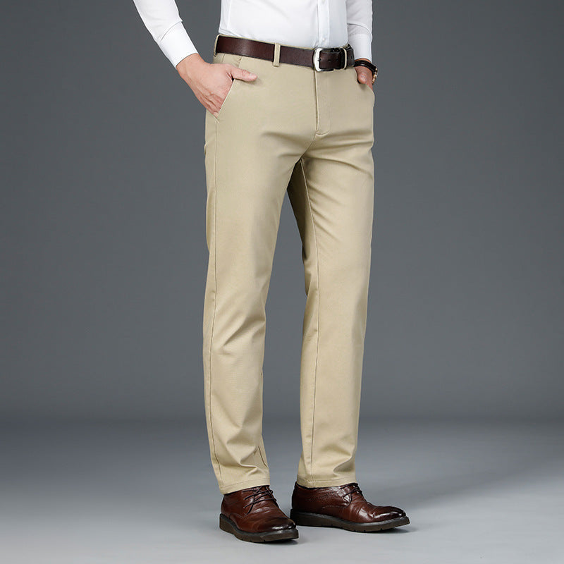 Pantalons décontractés amples pour hommes d'âge moyen