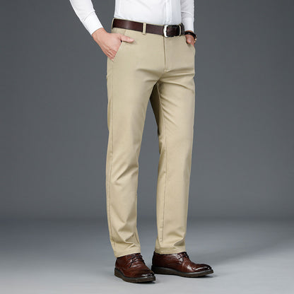 Pantalons décontractés amples pour hommes d'âge moyen