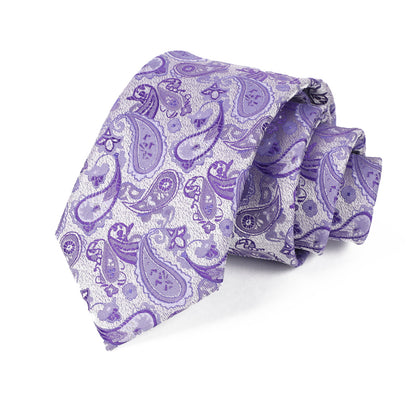 Jacquard-embroidered Cashew Flower Tie - ARCHSHOPE