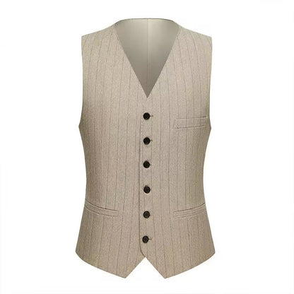 Bräutigam Slim Fit Anzug Dreiteiliger Anzug für Männer