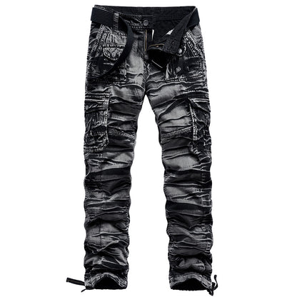 Men's camouflage cargo trousers - ARCHSHOPE