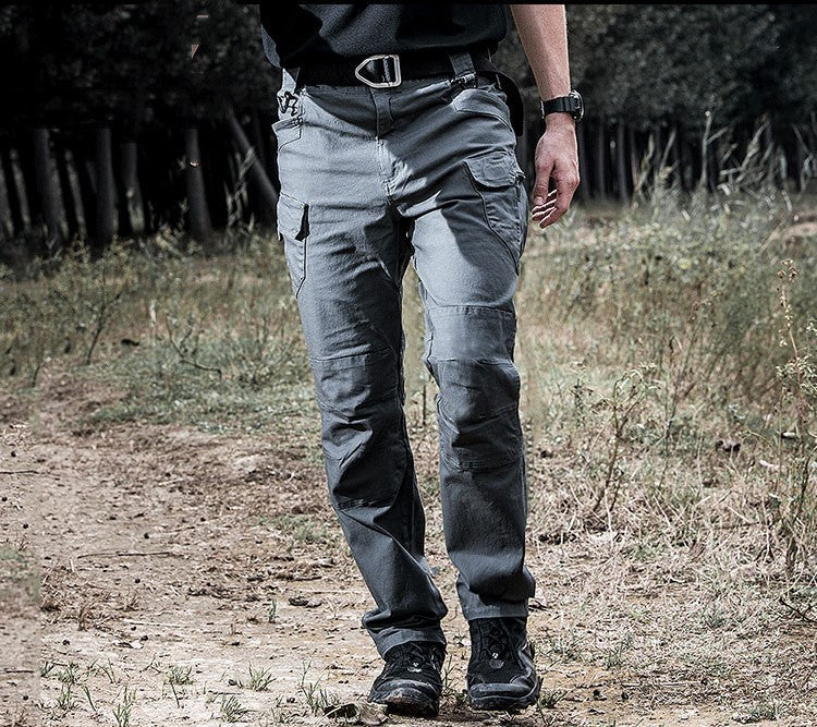 Pantalon tactique IX7 printemps et automne pour hommes, auto-culture, 9 pantalons de fan de l'armée des forces spéciales, salopette d'extérieur, pantalon d'entraînement droit multi-poches
