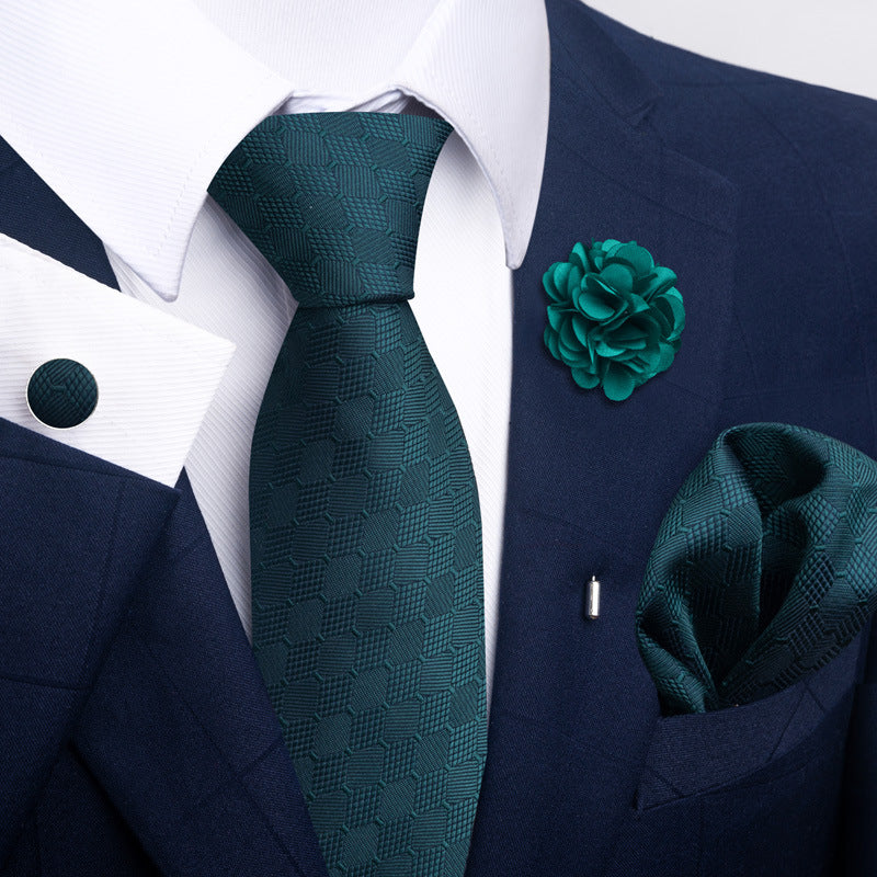 Men's Tie Suit Pocket Square Combo 8 - ARCHSHOPE